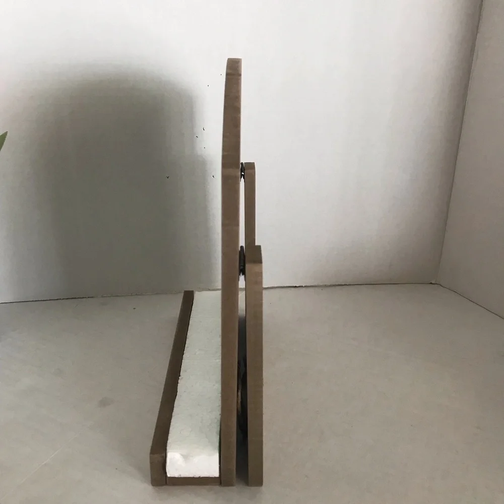 NWT - Farmhouse Wooden Cookbook Stand Relax & Radiate Crate By CULTUREFLY